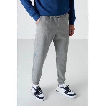 Pantaloni de trening - Barbati - Pantaloni de trening TOMMY Slim Jogger pentru barbati - Gri deschis -