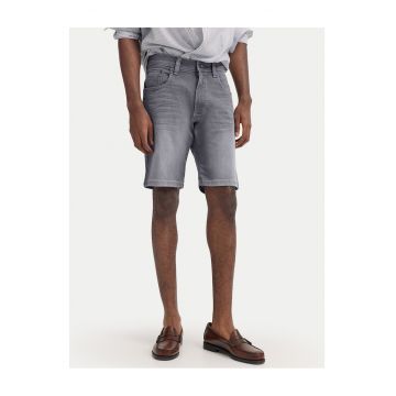 Pantaloni scurti Barbati -  Gri - Bumbac - Fermoar