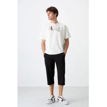 Pantaloni scurti - Barbati - Pantaloni Capri TOMMY pentru cu Negru -