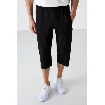 Pantaloni scurti - Barbati - Pantaloni scurti Capri ciclism TOMMY barbati - Negru - Negru