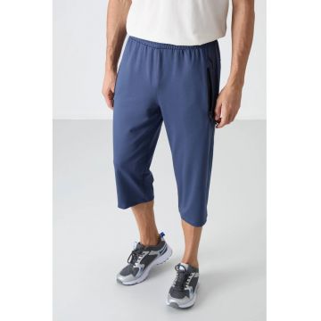 Pantaloni scurti - Barbati - Pantaloni scurti Capri ciclism TOMMY pentru barbati - Albastru marin - Bleumarin