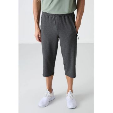 Pantaloni scurti - Barbati - Pantaloni scurti Capri ciclism TOMMY pentru barbati - Gri carbune -