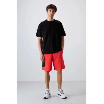 Pantaloni scurti - Barbati - Pantaloni scurti cargo TOMMYcu croiala pentru - Portocaliu