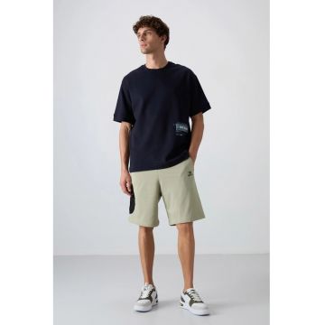 Pantaloni scurti - Barbati - Pantaloni scurti cargo TOMMYcu croiala pentru - Verde salvie