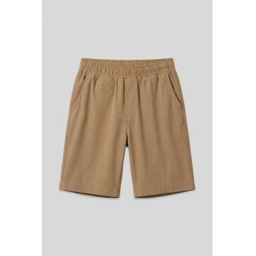 Pantaloni scurti - Barbati - Pantaloni scurti chino tesuti TOMMY pentrfqdu barbati - Maro camel