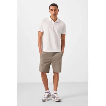 Pantaloni scurti - Barbati - Pantaloni scurti chino tesuti TOMMY pentru barbati - Verde