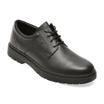Pantofi GEOX negri, U46HNB, din piele naturala