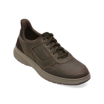 Pantofi sport CLARKS maro, MULLEAS, din piele naturala