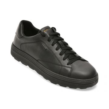 Pantofi sport GEOX negri, U56LUC, din piele naturala