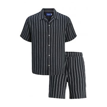 Set camasa si pantaloni scurti Jack Jones - sintetic - bleumarin -