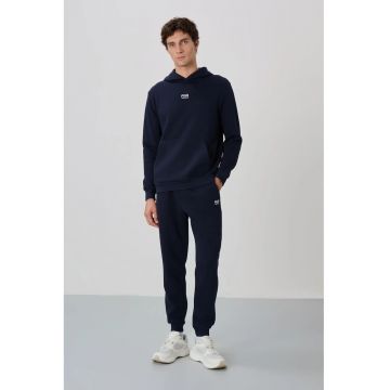 Set hanorac si pantaloni barbati -  bleumarin - bumbac/poliester