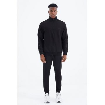 Set Trening Barbati -  Fleece - 77% bumbac - Negru