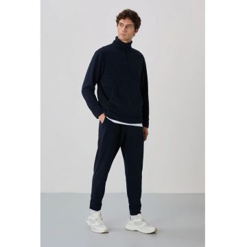Set Trening Barbati -  Fleece Poliester - Bleumarin
