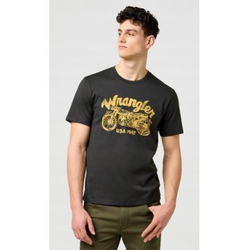 Tricou barbati  Americana Tee - negru - bumbac