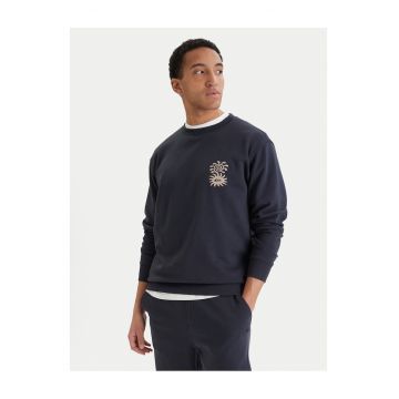 Bluza barbati -  bumbac - bleumarin - Bleumarin
