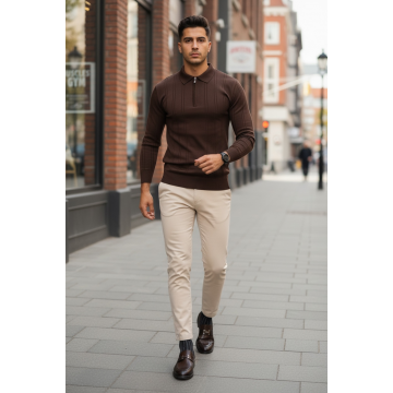 Bluza barbati grena slim fit S123