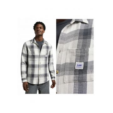 Camasa Pentru Barbati -  Marimea S - Multicolor - Workwear Shirt 2.0 - Croiala Relaxed Fit - Model Drept Regular - Nasturi - 2 Buzunare