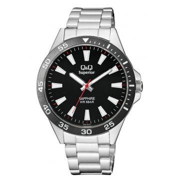 Ceas barbatesc  S08A-001PY Quartz Argintiu