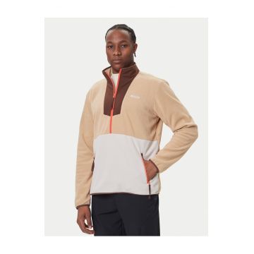 Hanorac barbati -  Fleece - Bej - Poliester reciclat