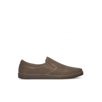 Mocasini barbati -  NADAL-63S MI08 - maro - tesatura -