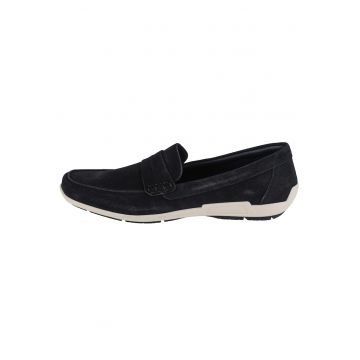 Mocasini barbati - Piele intoarsa 46184 - Bleumarin