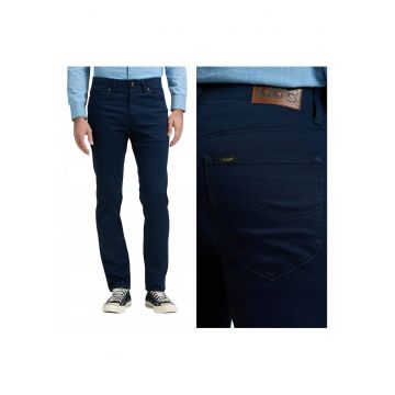 Pantaloni Barbati -  Marimea 33/34 - Albastru - Slim Fit Mvp - Croiala Slim Fit - Talie Medie Regulara - Craci Conici