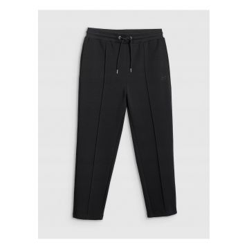 Pantaloni barbati -  trening - bumbac - negru - regular -
