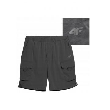 Pantaloni scurti de trening pentru barbati -  Bumbac/Poliester - Negru -