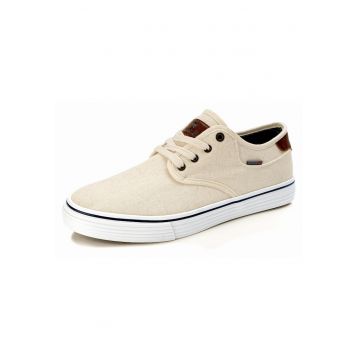 Pantofi barbatesti  CALYPSO DERBY C MEN LOW - casual - bej - textil - talpa cauciuc -