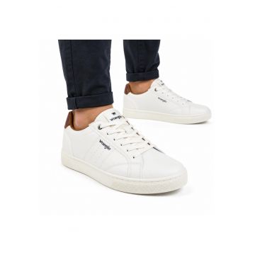 Pantofi sport barbati  RITCHY MEN LOW - alb - sintetic -