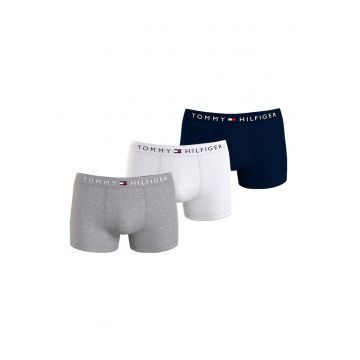 Set de boxeri din amestec de bumbac - 3 perechi - Gri deschis melange