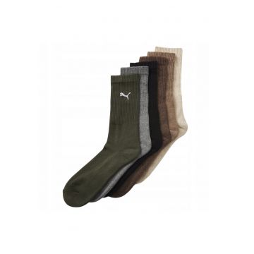 Set Sosete Sport  701238892 001 Marime 39 42 Tricot Moale Cu Predominanta De Bumbac Material Respirabil Ajustare Elastica Pe Picior Cusaturi Plate Pentru A Minimiza Riscul De Frecare Multicolore 6 Perechi
