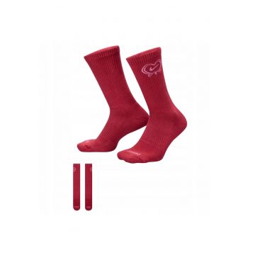 Set Sosete Sport  Everyday IH8626 613 Marime 42 46 Tehnologie Dri Fit Pentru Indepartarea Umezelii Tricot Moale Cu Continut Ridicat De Bumbac Premium Material Respirabil Ajustare Elastica Pe Forma Piciorului 3 Pachete