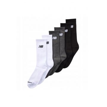Set Sosete Sport  LAS51296 BM Marime 39 42 Material Respirabil Pentru Confort Zilnic Tehnologie De Evacuare A Umiditatii Pentru Picioare Uscate Ajustare Elastica Inalta Manseta Delicata Anti Alunecare 6 Perechi