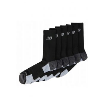 Set Sosete Sport  LAS51356EU BK Marime 39 42 Negru Material Respirabil Pentru Circulatia Aerului Tehnologie De Evacuare A Umiditatii Ajustare Elastica Pentru Confort Inalt Zone Intarite Durabile 6 Perechi