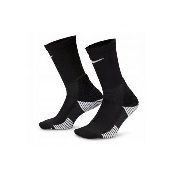 Sosete Sport  HM0285 010 Marime 38 42 Negru Tehnologie Dri Fit Pentru Evacuarea Eficienta A Umiditatii Structura Unicorn 3 D Spacer Knit Pentru Suport Croi Tehnic Ajustat Constructie Maxima Elastica Si Respirabila
