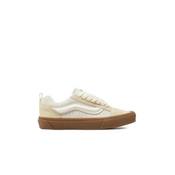 Tenisi unisex  Knu Skool - alb - textil -