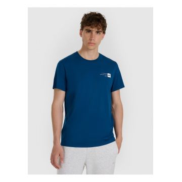 Tricou barbat  bleumarin - bumbac -