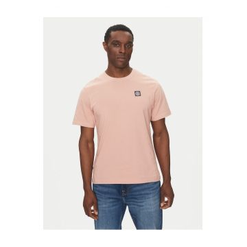 Tricou barbat -  roz - bumbac