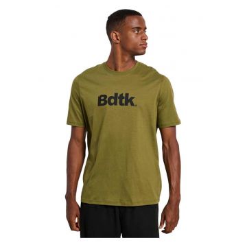 Tricou barbatesc  kaki - bumbac - maneca scurta - croiala regulata