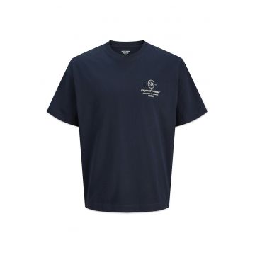 Tricou barbati -  bumbac - bleumarin -