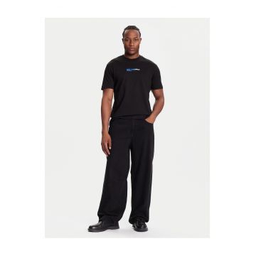 Tricou barbati  negru - bumbac - imprimeu