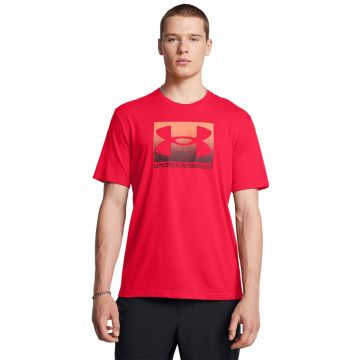 Tricou lejer cu logo Boxed - Rosu