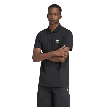 Tricou polo cu imprimeu logo pe piept - Negru