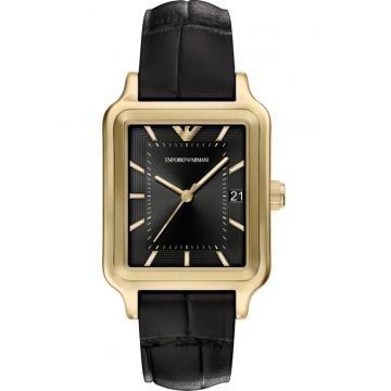 Ceas barbatesc  AR11757 Quartz Negru