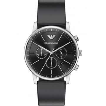 Ceas barbatesc  AR11774 Quartz Negru