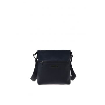 Geanta crossbody cu bareta ajustabila - Albastru