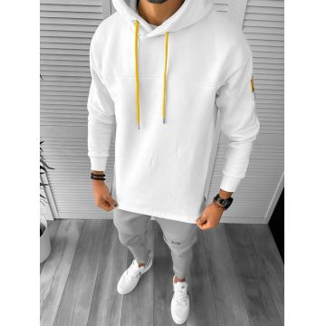 Hanorac barbati alb slim fit K175 25-4