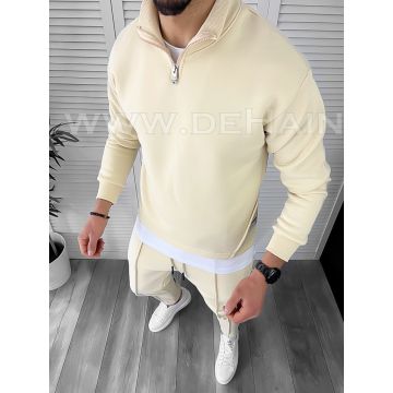 Hanorac barbati BEJ slim fit K182 D5-4.4