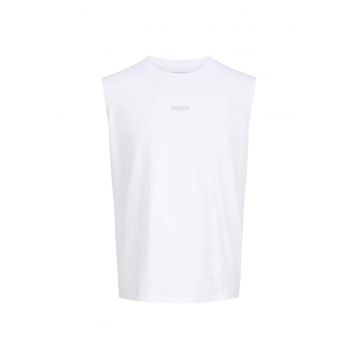 Maiou JACK &JONES Club Print Sl 59952 - Alb